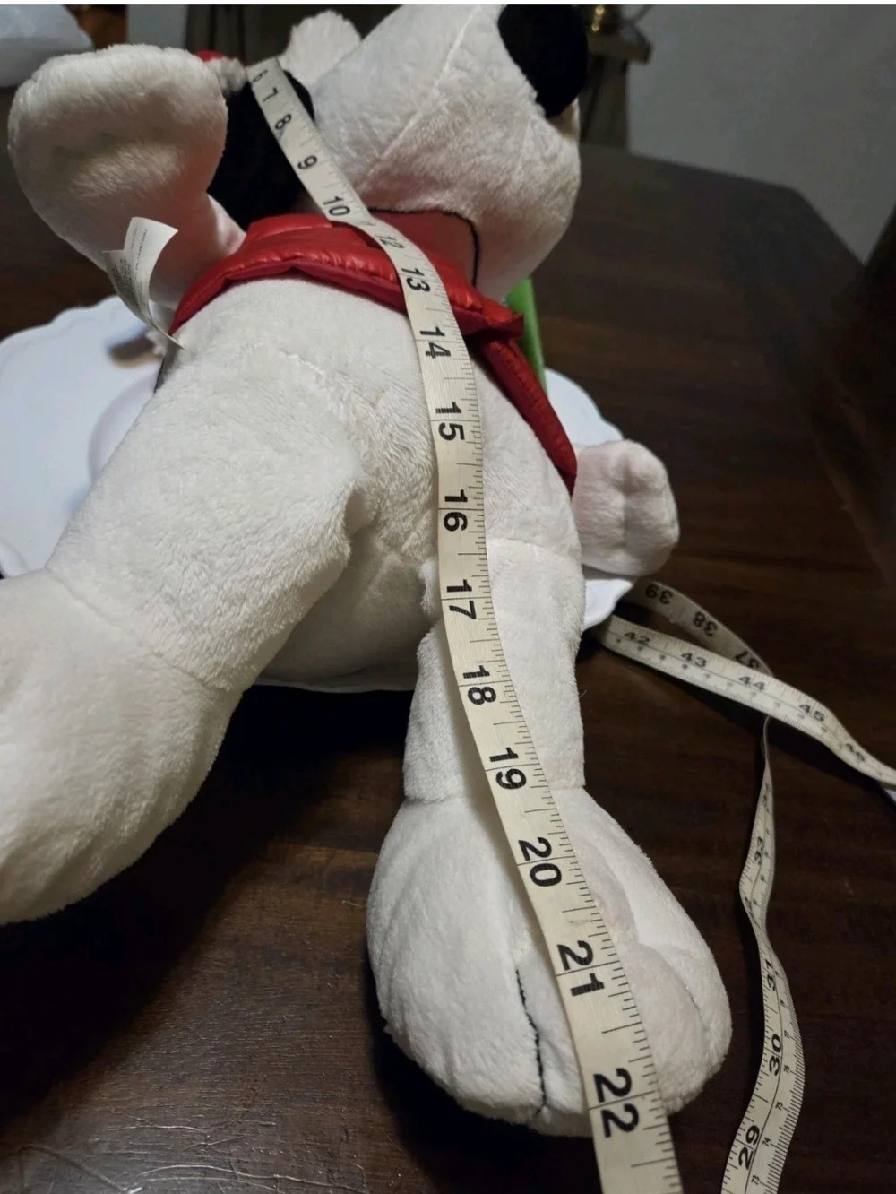 Macy's Holiday Snoopy Plush — Red Hat and Vest